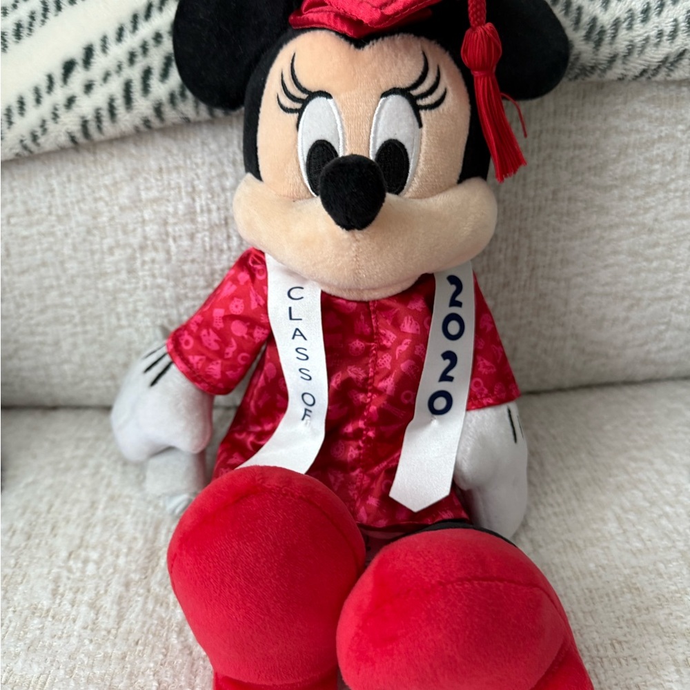 Graduation Minnie Mouse Plush Toy